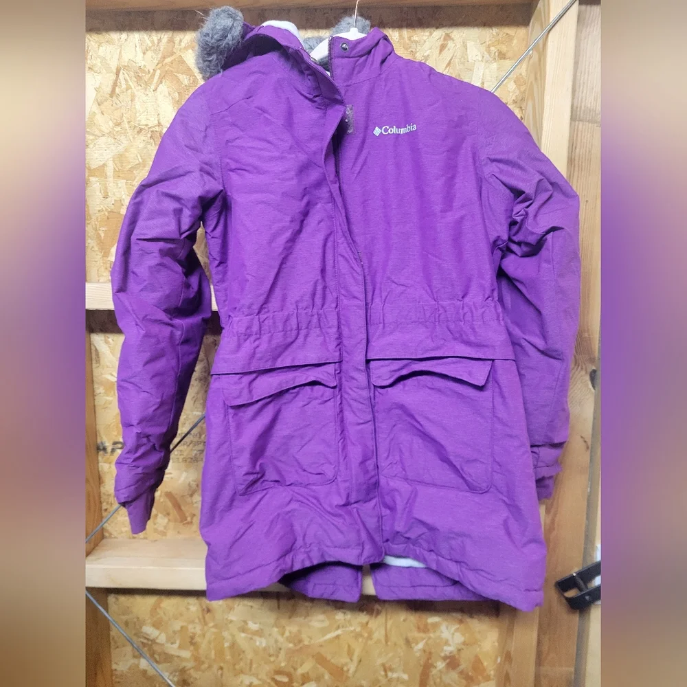 Columbia Vibrant Purple Parka Youth‎ Size XL 18/20